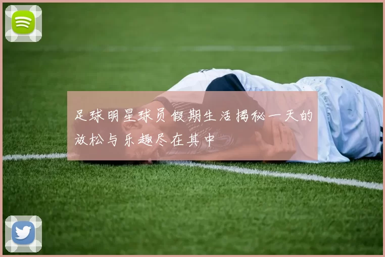 足球明星球员假期生活揭秘一天的放松与乐趣尽在其中