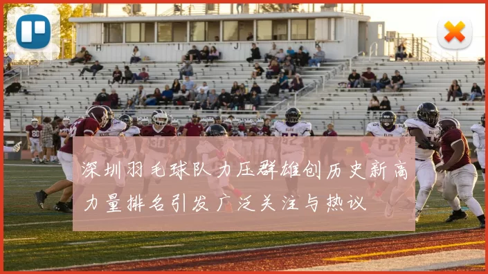 深圳羽毛球队力压群雄创历史新高力量排名引发广泛关注与热议