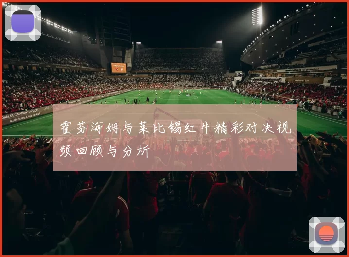 霍芬海姆与莱比锡红牛精彩对决视频回顾与分析